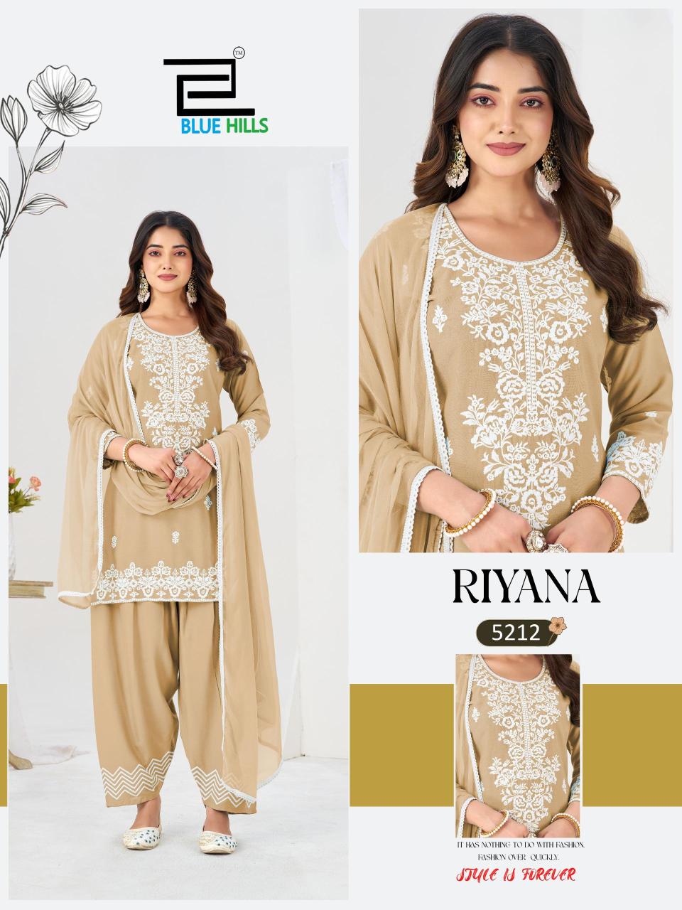 Blue hills riyana 3pcs wholesale ladies kurti  - wholesale export